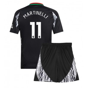 Arsenal Gabriel Martinelli #11 Dětské Venkovní dres komplet 2024-25 Krátký Rukáv (+ trenýrky)